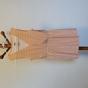 SO Surplice Faux Wrap Knit Romper